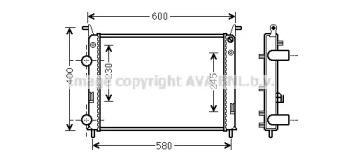 Теплообменник AVA QUALITY COOLING FTA2336