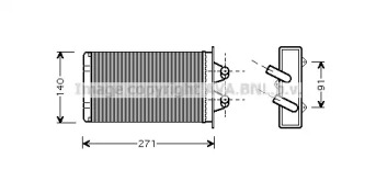 Теплообменник AVA QUALITY COOLING FTA6186