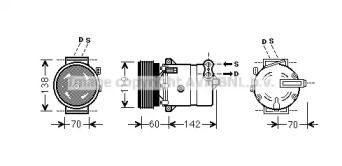 Компрессор AVA QUALITY COOLING FTAK383