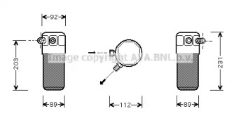 Осушитель AVA QUALITY COOLING FTD105