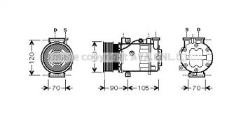 Компрессор AVA QUALITY COOLING FTK361