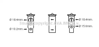 Клапан AVA QUALITY COOLING HD1259