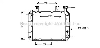 Теплообменник AVA QUALITY COOLING HD2003