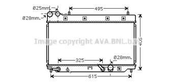 Теплообменник AVA QUALITY COOLING HD2195