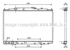 Теплообменник AVA QUALITY COOLING HD2243