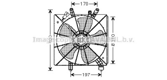 Вентилятор AVA QUALITY COOLING HD7507