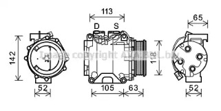 Компрессор AVA QUALITY COOLING HDAK238