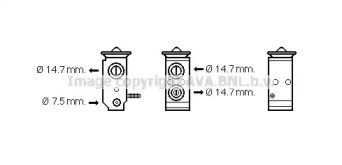 Клапан AVA QUALITY COOLING HY1300