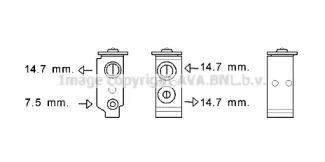 Клапан AVA QUALITY COOLING HY1385