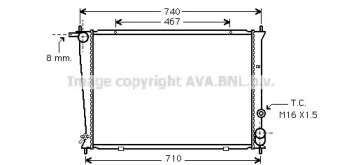 Теплообменник AVA QUALITY COOLING HY2053