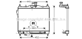 Теплообменник AVA QUALITY COOLING HY2100