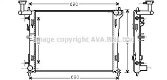 Теплообменник AVA QUALITY COOLING HY2180