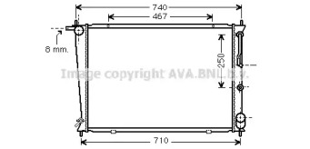 Теплообменник AVA QUALITY COOLING HY2255