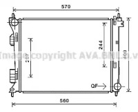 Теплообменник AVA QUALITY COOLING HY2274