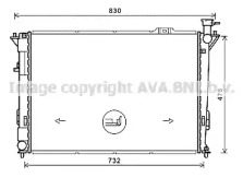 Теплообменник AVA QUALITY COOLING HY2435