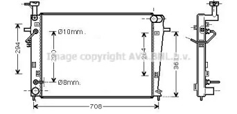 Теплообменник AVA QUALITY COOLING HY2455