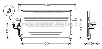 Конденсатор AVA QUALITY COOLING HY5041