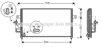 Конденсатор AVA QUALITY COOLING HY5057