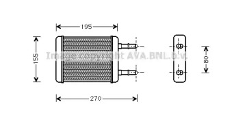 Теплообменник AVA QUALITY COOLING HY6064