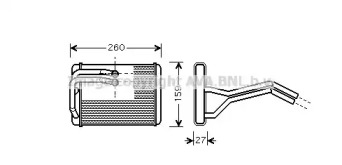 Теплообменник AVA QUALITY COOLING HY6143