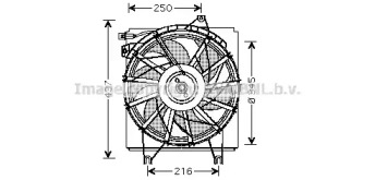 Вентилятор AVA QUALITY COOLING HY7503