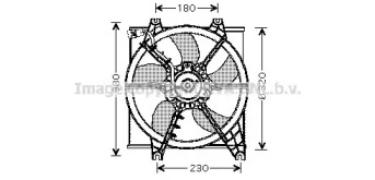 Вентилятор AVA QUALITY COOLING HY7506