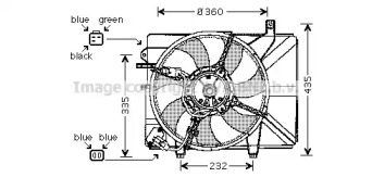 Вентилятор AVA QUALITY COOLING HY7511