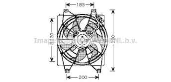 Вентилятор AVA QUALITY COOLING HY7522