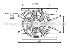 Вентилятор AVA QUALITY COOLING HY7530