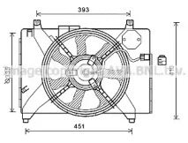 Вентилятор AVA QUALITY COOLING HY7552