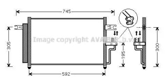 Конденсатор AVA QUALITY COOLING HYA5082D