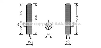 Осушитель AVA QUALITY COOLING HYD193