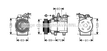 Компрессор AVA QUALITY COOLING HYK138