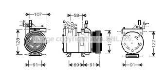 Компрессор AVA QUALITY COOLING HYK161