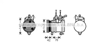 Компрессор AVA QUALITY COOLING HYK201