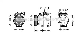 Компрессор AVA QUALITY COOLING HYK208