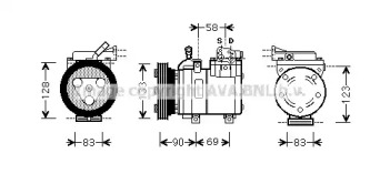 Компрессор AVA QUALITY COOLING HYK250