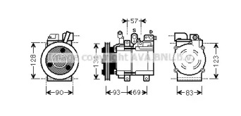 Компрессор AVA QUALITY COOLING HYK264