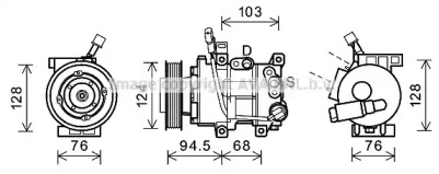 Компрессор AVA QUALITY COOLING HYK295