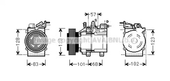 Компрессор AVA QUALITY COOLING HYK324