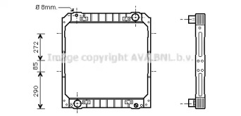 Теплообменник AVA QUALITY COOLING IV2039