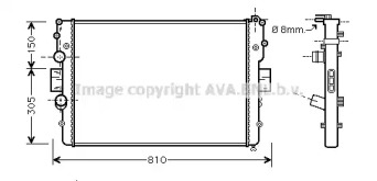 Теплообменник AVA QUALITY COOLING IV2087