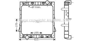 Теплообменник AVA QUALITY COOLING IV2097