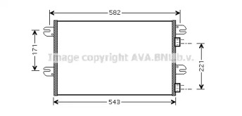 Конденсатор AVA QUALITY COOLING IV5063