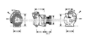 Компрессор AVA QUALITY COOLING IVK064