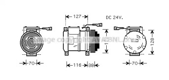 Компрессор AVA QUALITY COOLING IVK073