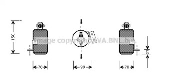 Осушитель AVA QUALITY COOLING JED015