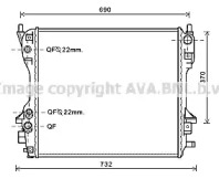 Теплообменник AVA QUALITY COOLING JR2049