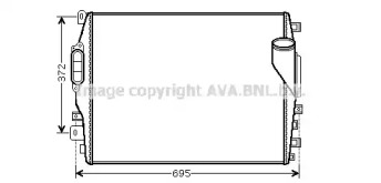 Теплообменник AVA QUALITY COOLING JR4041