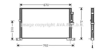 Конденсатор AVA QUALITY COOLING JRA5032